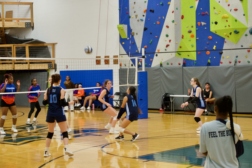 Marburn Volleyball  team in action