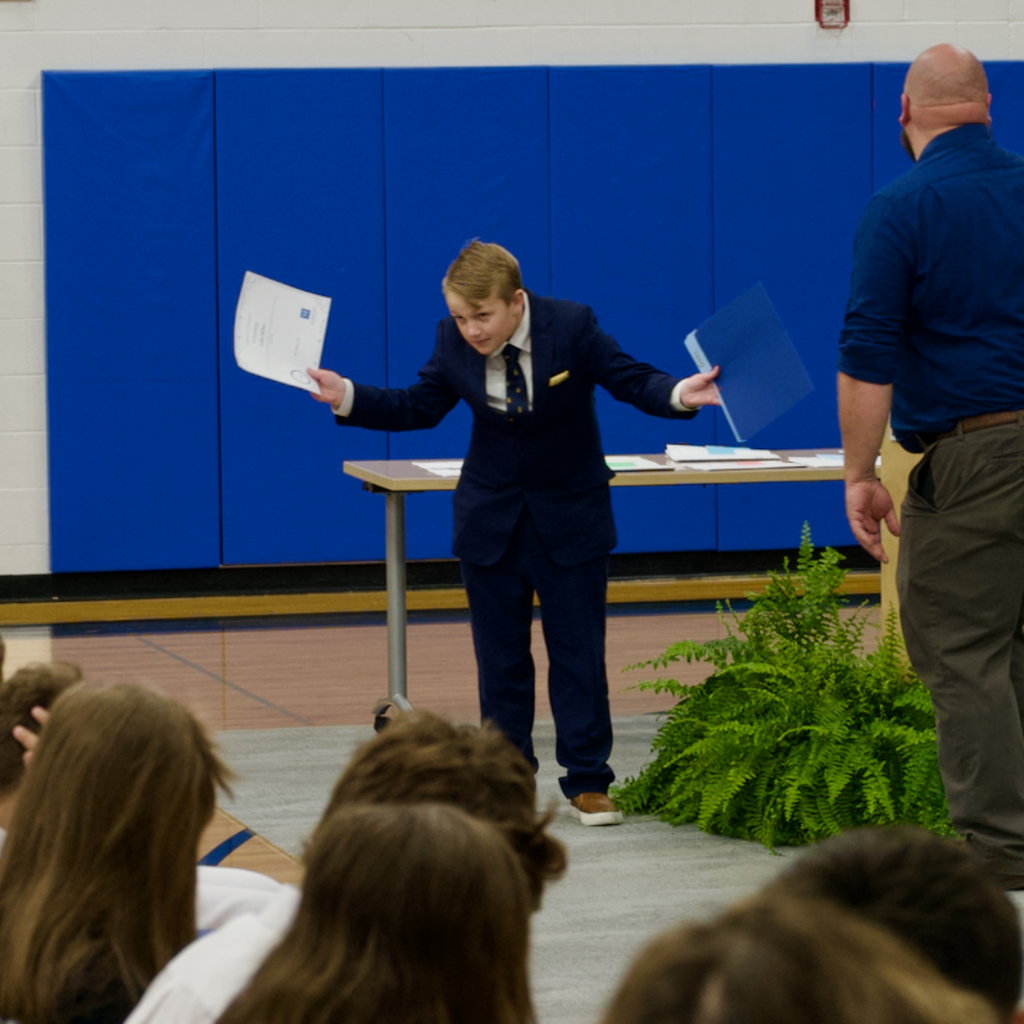 Lower Division Recognition ceremony at Marburn