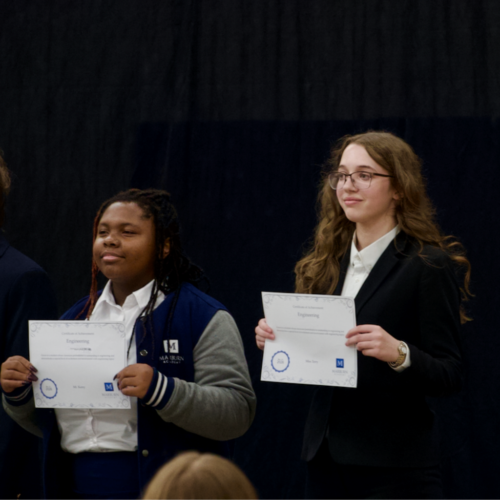 High School Recognition ceremony at Marburn