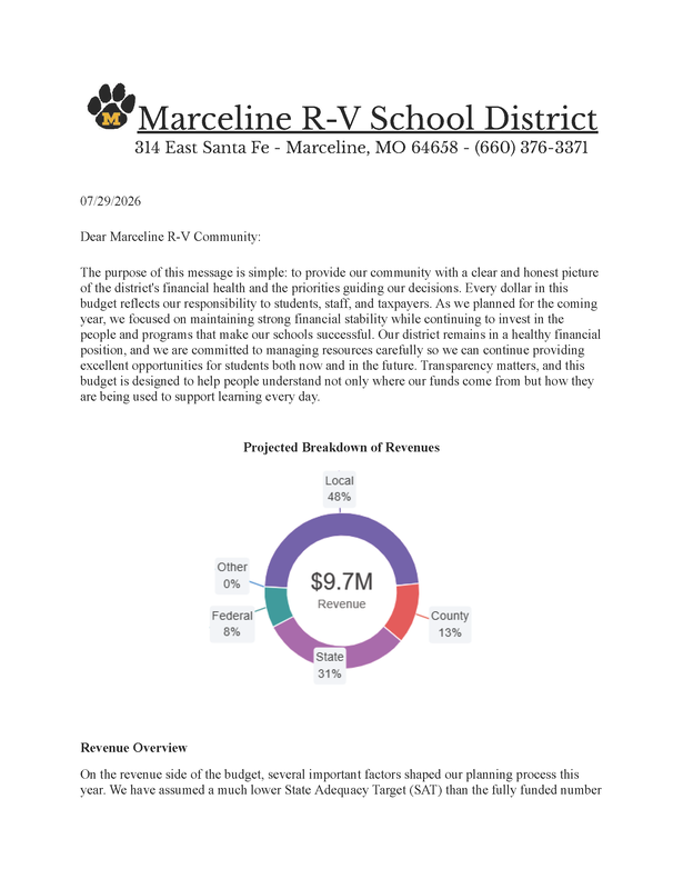 financial update 