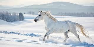 winter horse