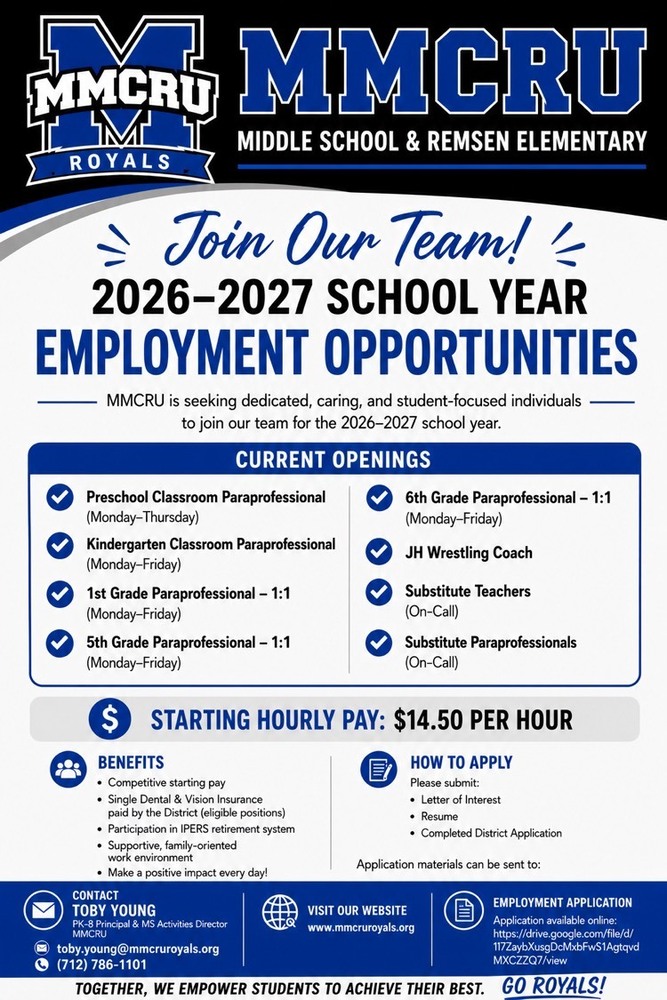 MMCRU Job Openings - June 16, 2026