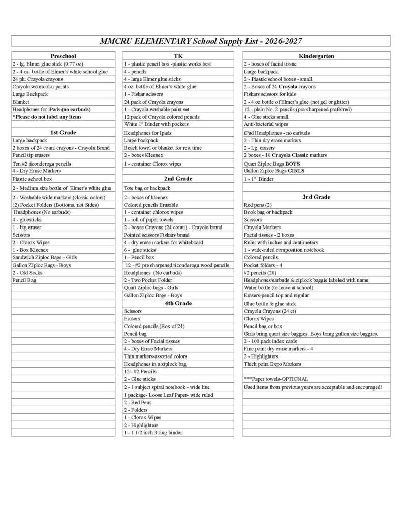 Elementary List