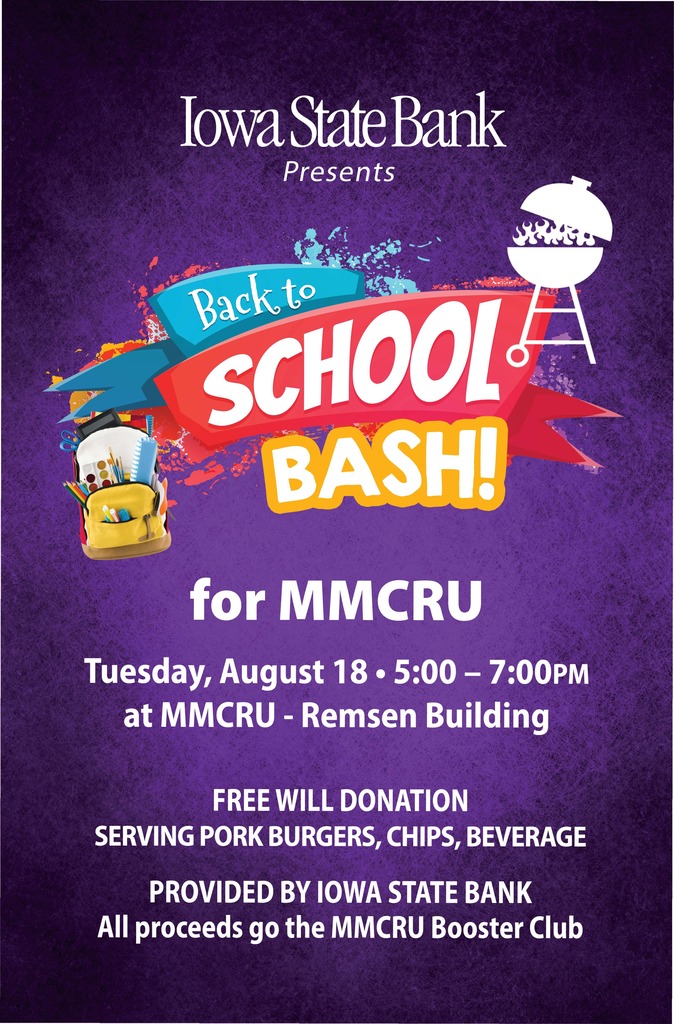 MMCRU Back to School Bash - August 18