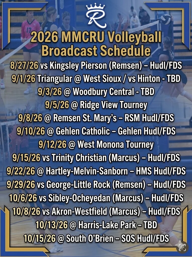 Volleyball Schedule