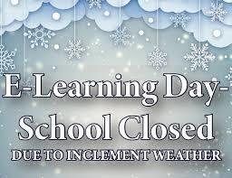 school closed E-Learning day