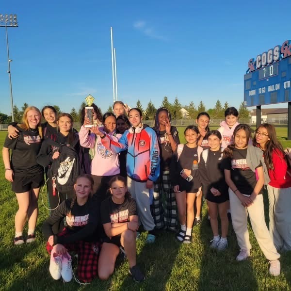 Middle school girls track team