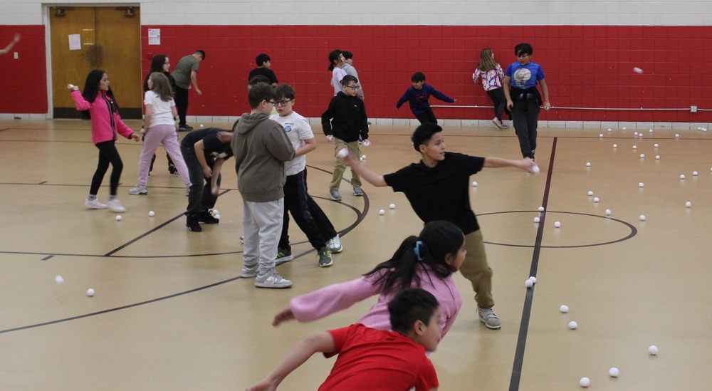 Indoor Snowball fight