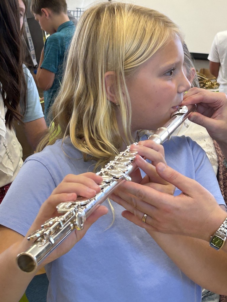 Another flute player in the making