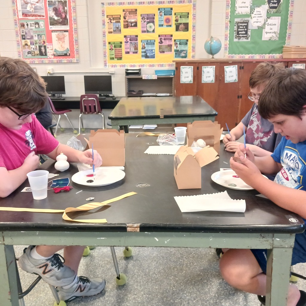 Concentrating hard!