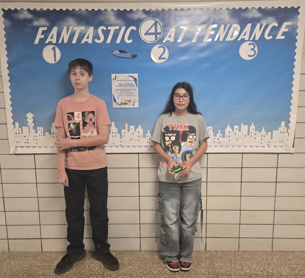 8th Grade Perfect attendance week of October 20th