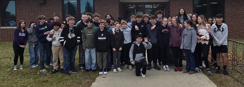 8th Grader's who had 90% attendance for the first Trimester and no major referrals. Congrats to all the 8th Graders