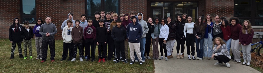 7th Grader's who had 90% attendance for the first Trimester and no major referrals. Congrats to all the 7th Graders