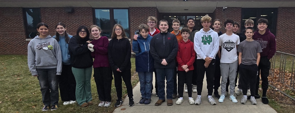 8th Grader's who had 90% attendance for the first Trimester and no major referrals. Congrats to all the 8th Graders