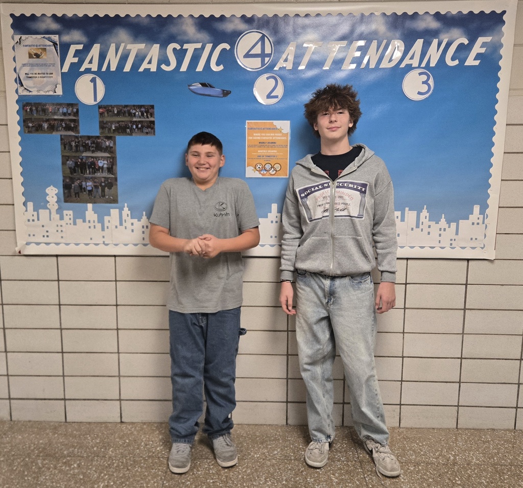 8th Grade Perfect attendance week of November 17th