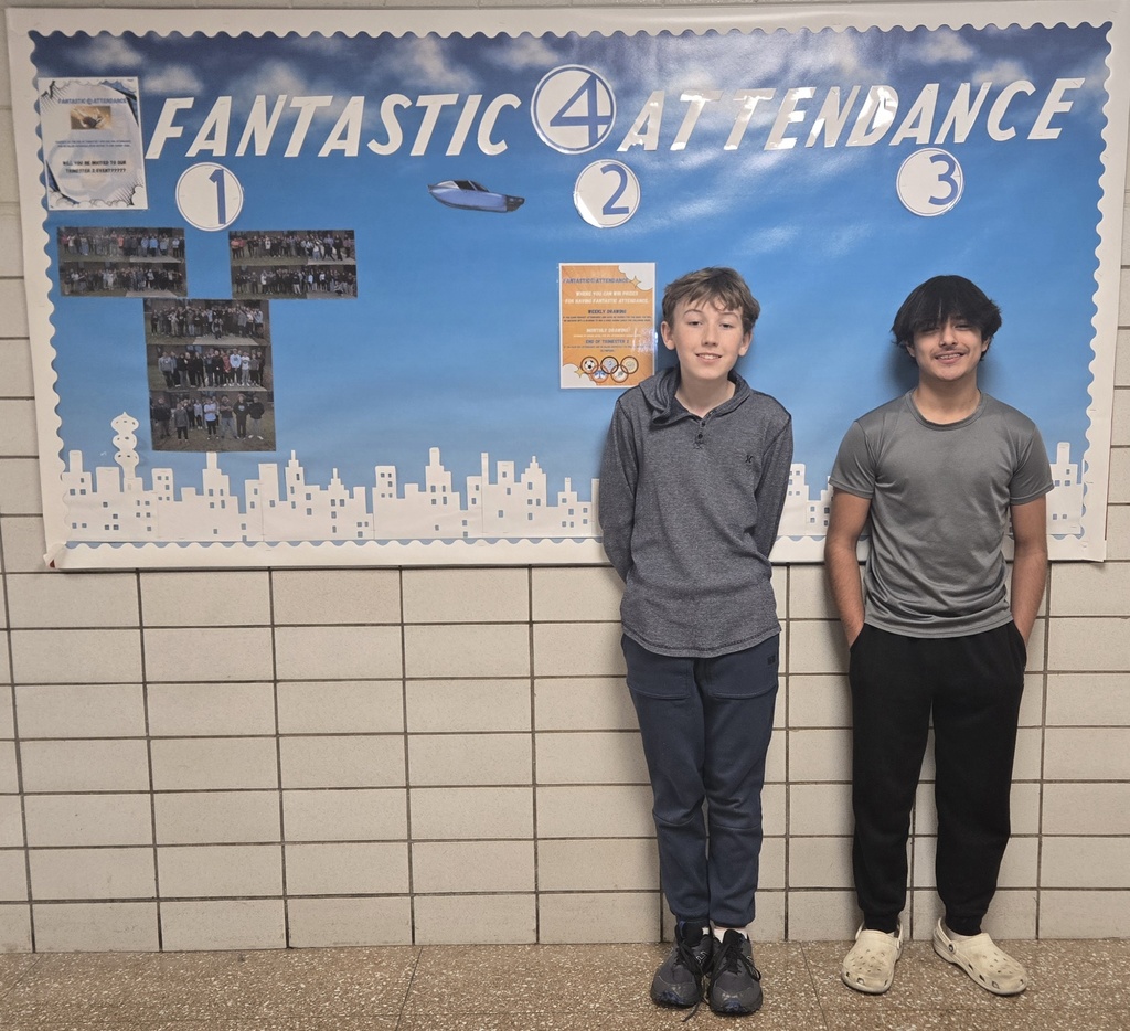 8th Grade Perfect attendance week of December 1st