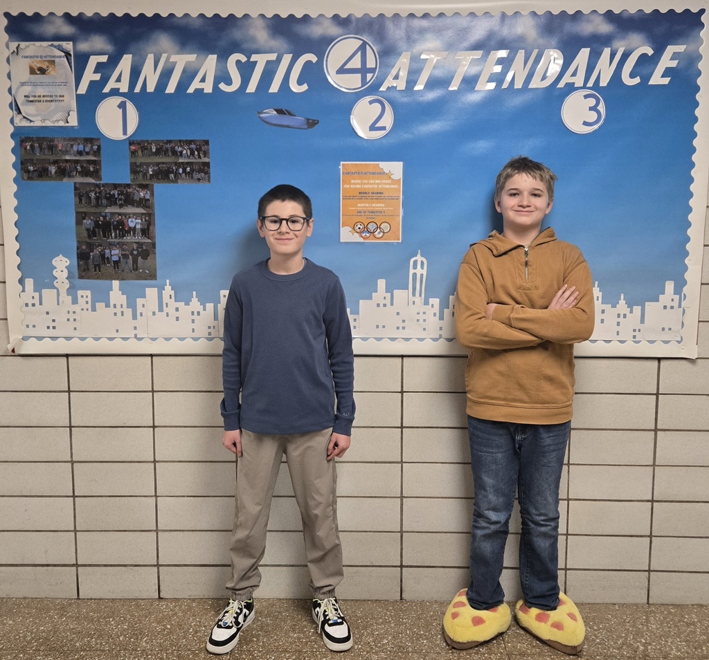 7th Grade Perfect attendance week of December 8th