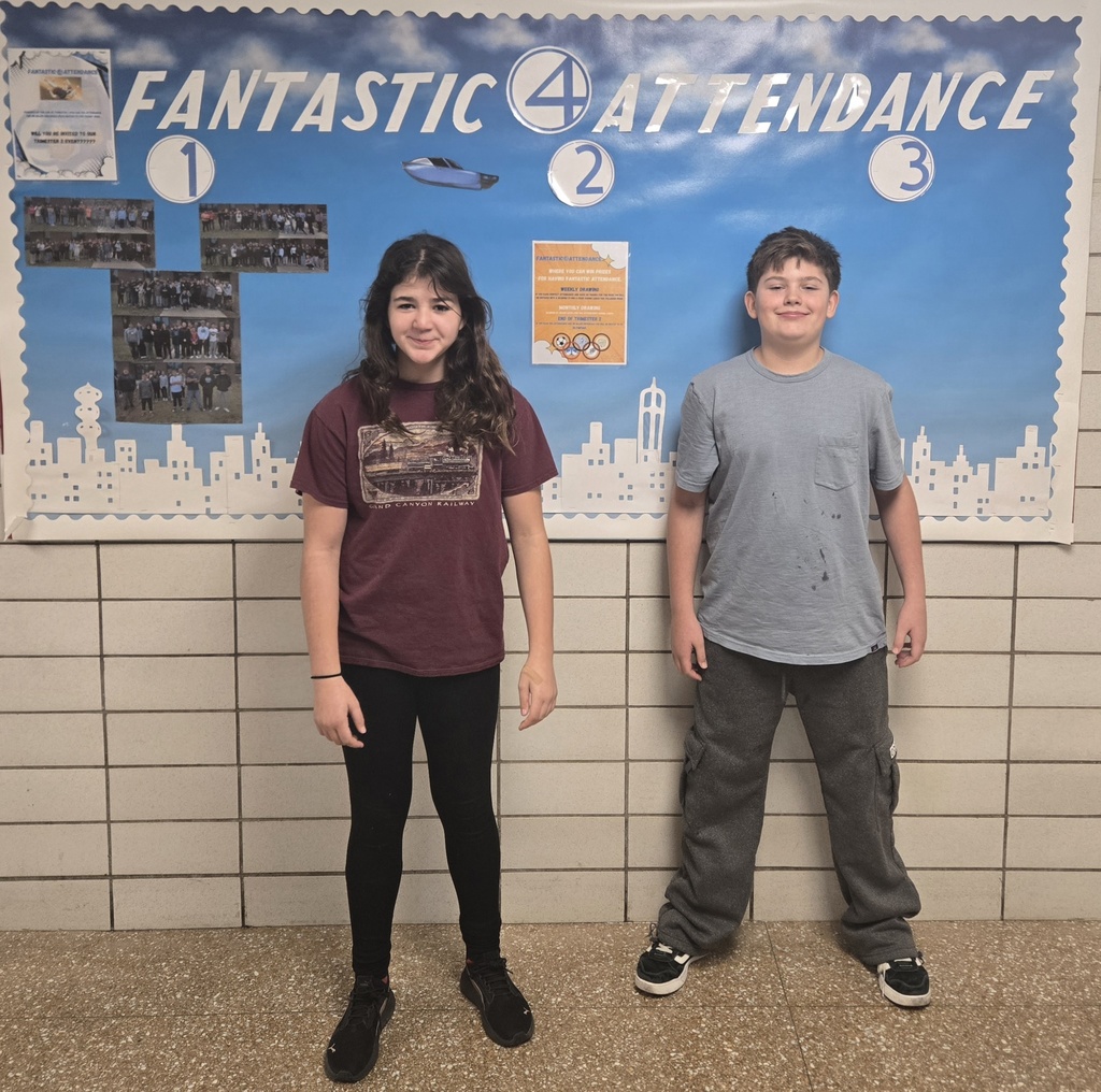 6th Grade Perfect attendance week of January 5th