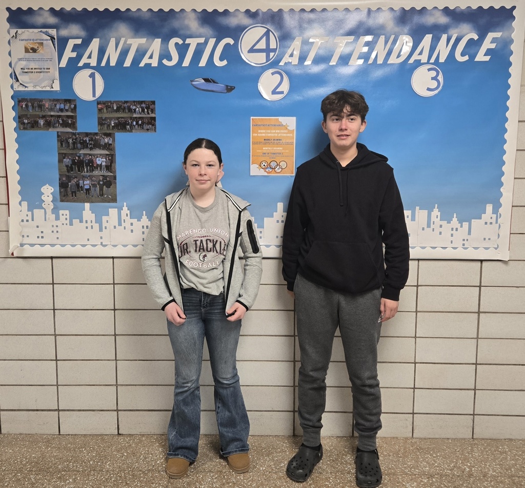 8th Grade Perfect attendance week of January 11th