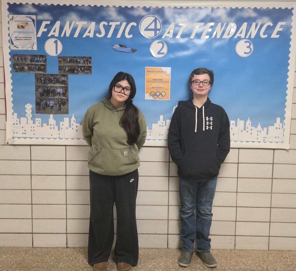 8th Grade Perfect attendance week of January 26th
