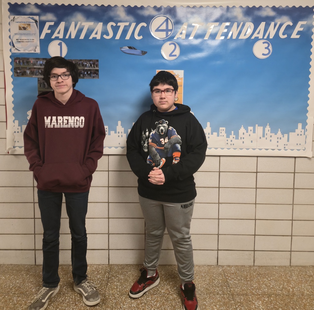 7th Grade Perfect attendance week of January 26th