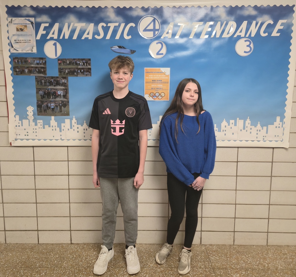 7th Grade Perfect attendance week of February 16th