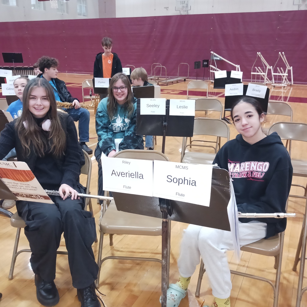 Flutes getting ready to rehearse