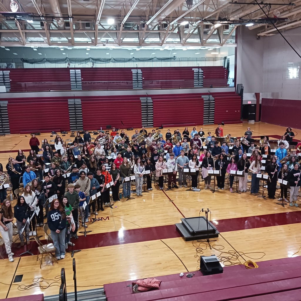 Huge group of band students!