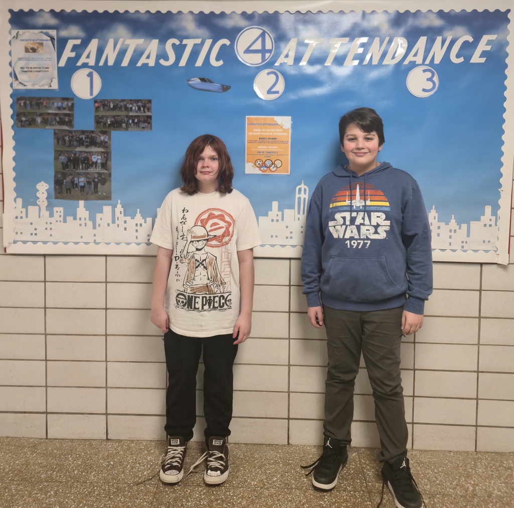 6th Grade Perfect attendance 