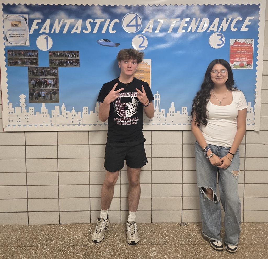 8th Grade Perfect attendance week of April 20th