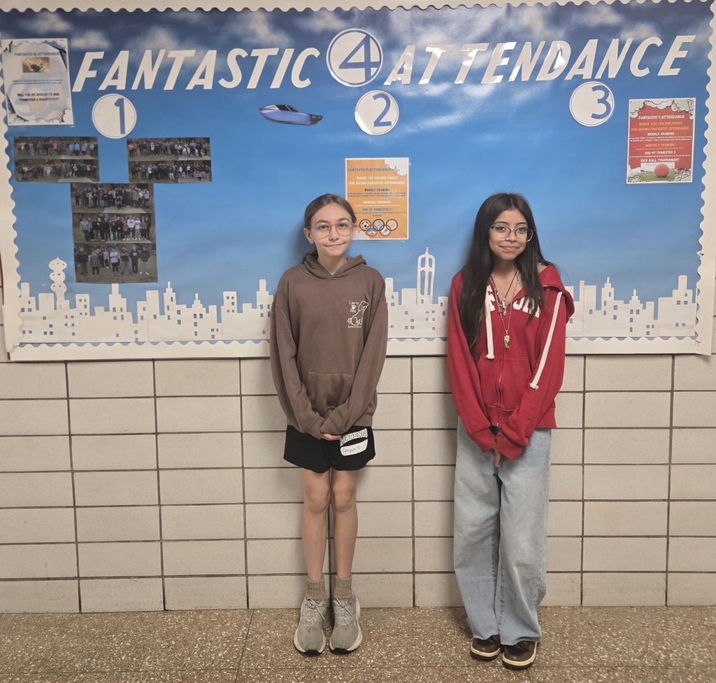 6th Grade Perfect attendance week of April 20th
