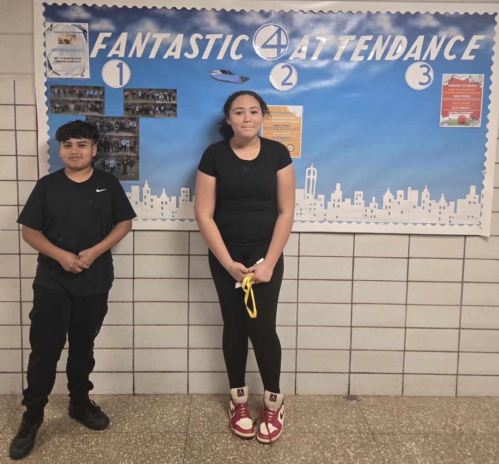 7th Grade Perfect attendance week of April 20th