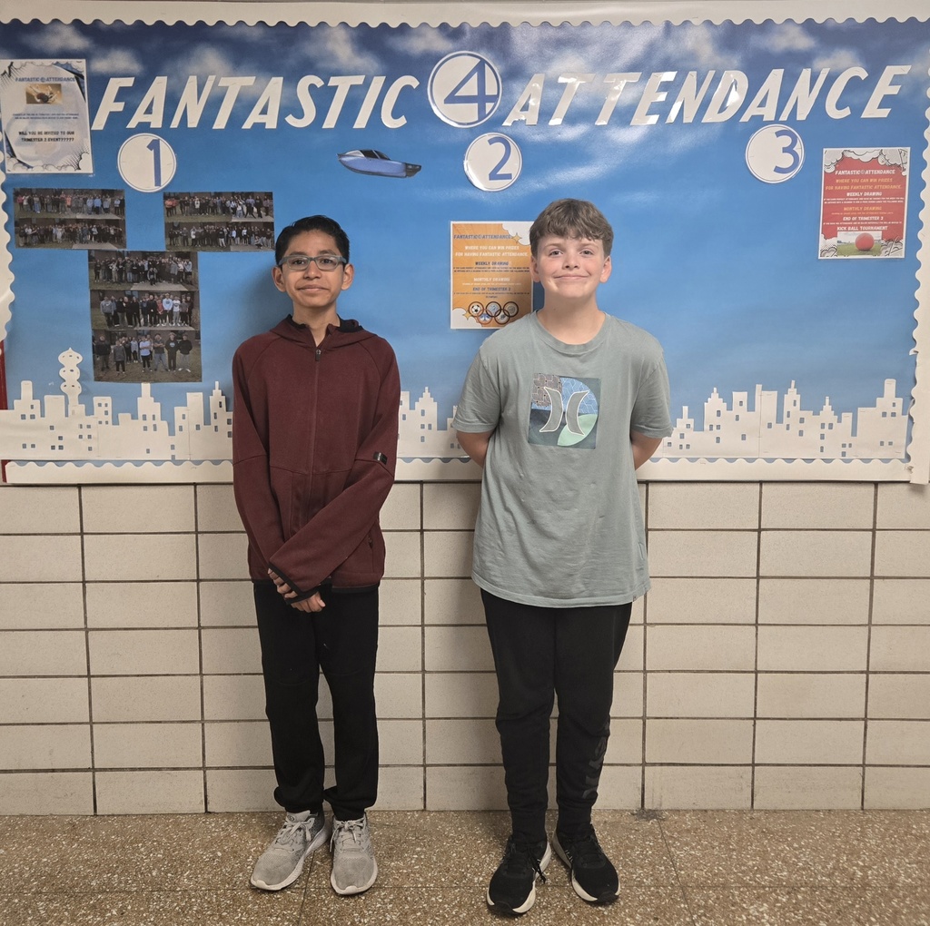 6th Grade Perfect attendance week of April 27th