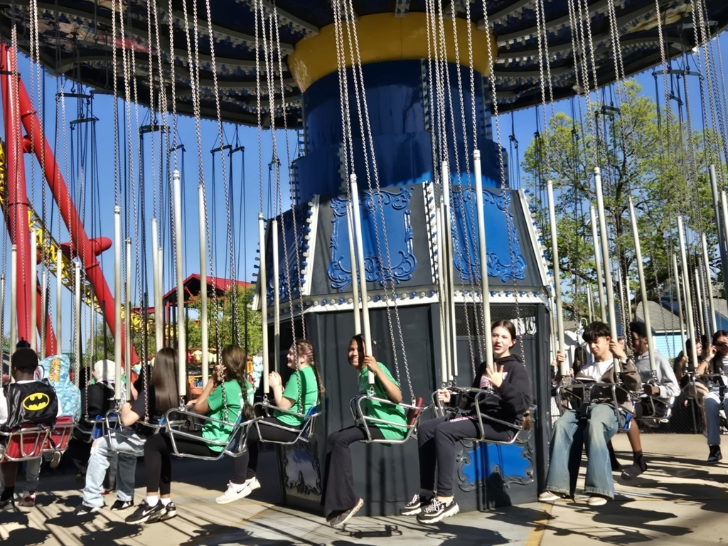 Riding the super villain swings