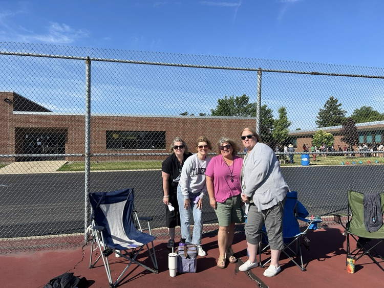 Staff enjoying the last day with kids