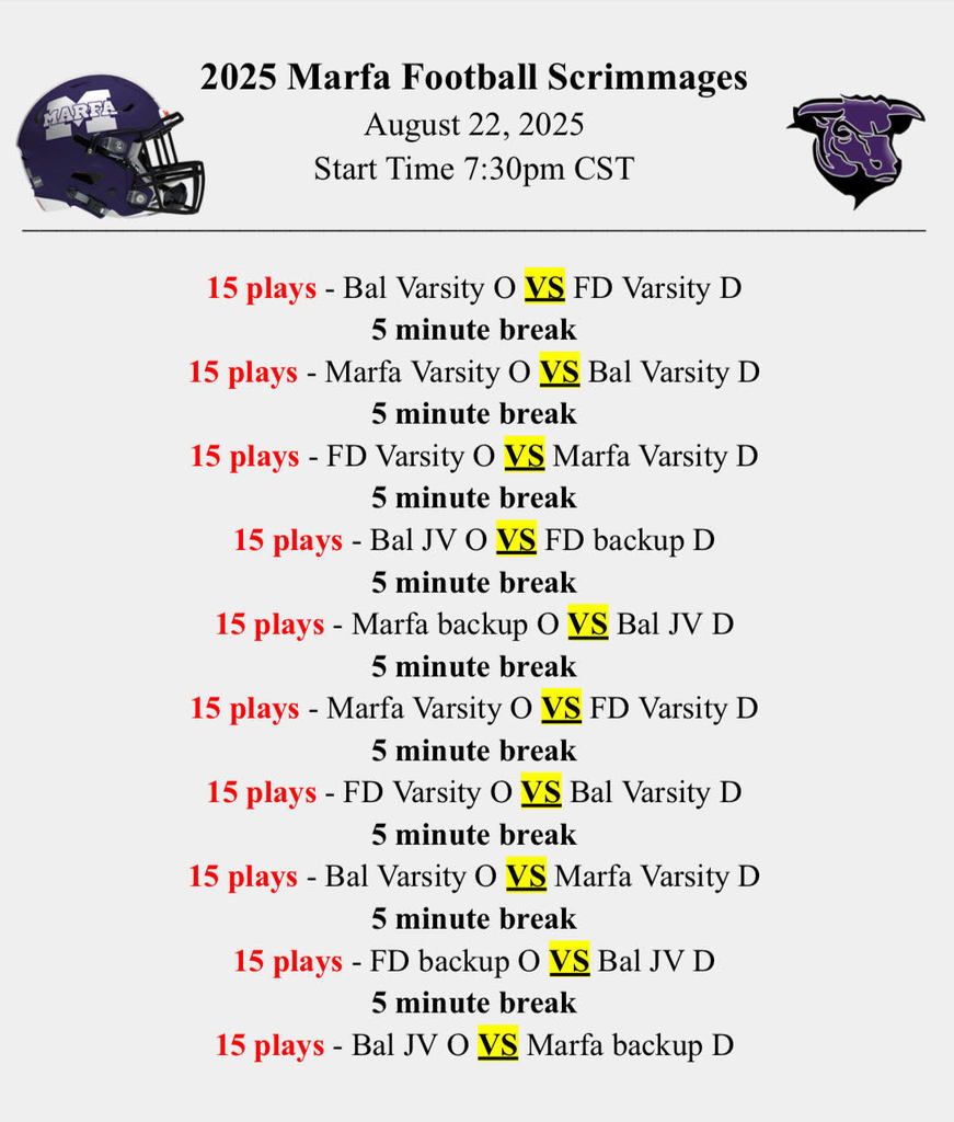 Football Scrimmages