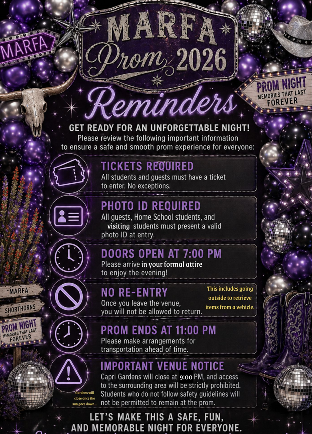 Prom Reminders