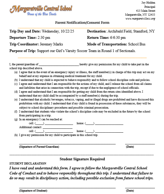 Permission Slip