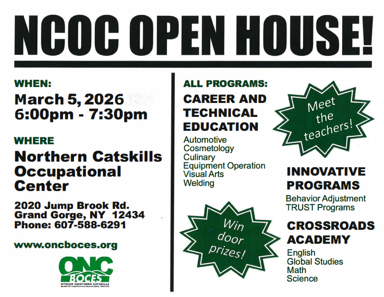 NCOC Open House Flyer