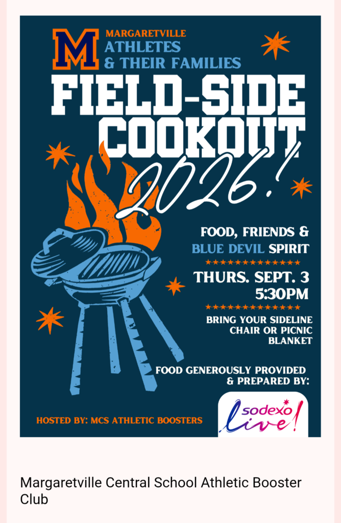 Field-side cookout September 3