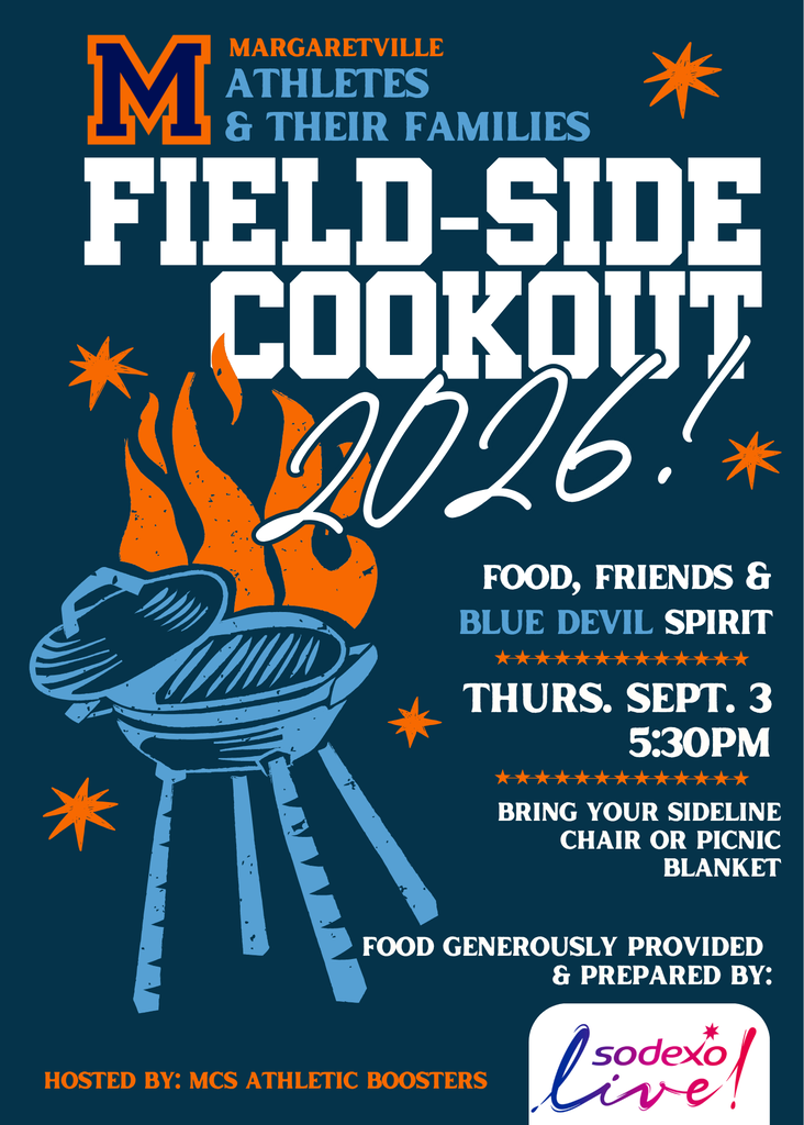 Field-Side Cookout 2026 Thursday,  September 3 at 5:30