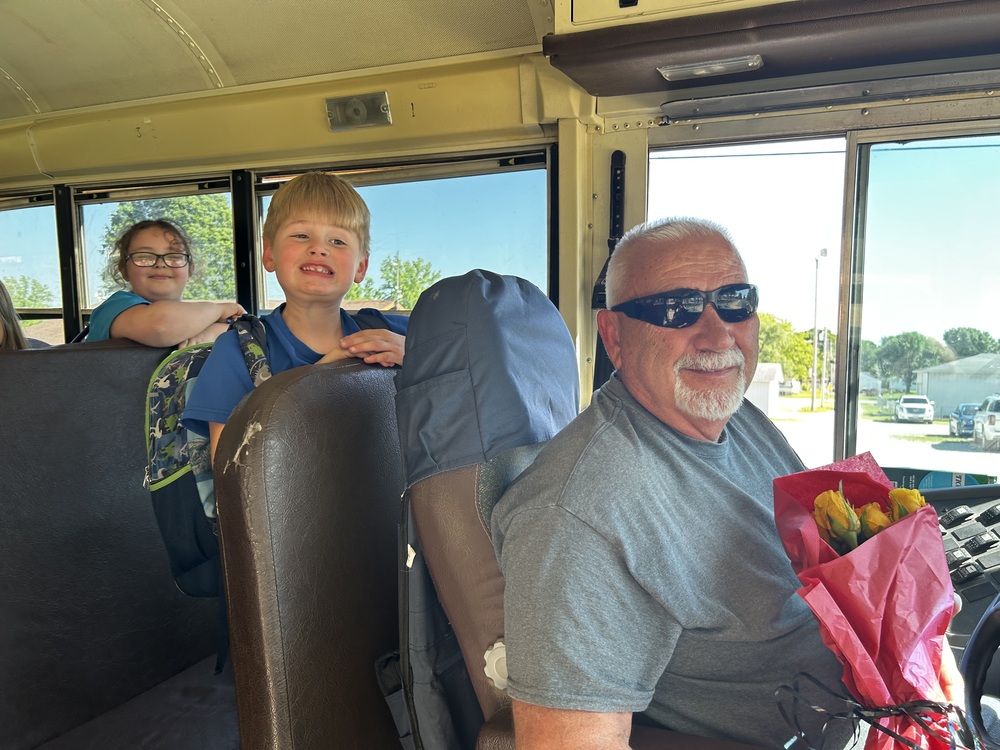 bus driver of the year Bud Mitchell