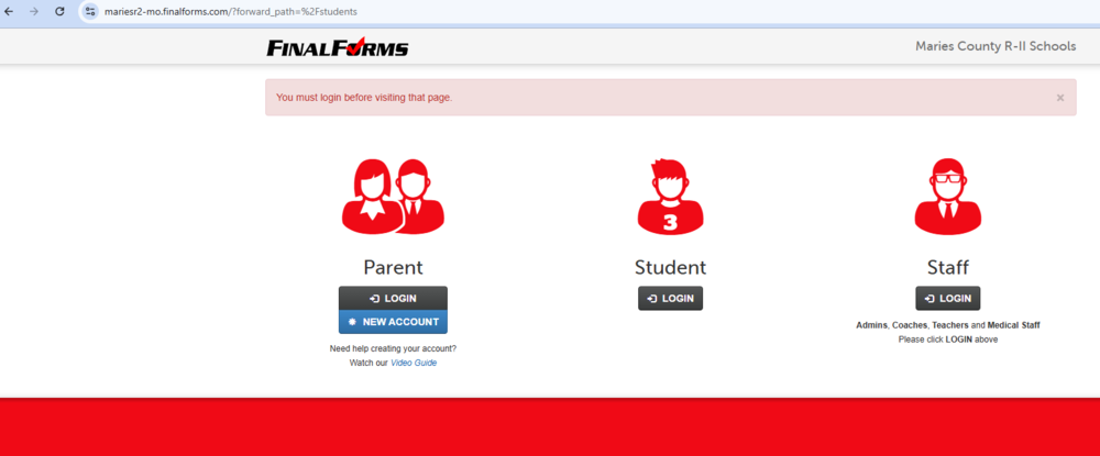 FinalForms Homepage