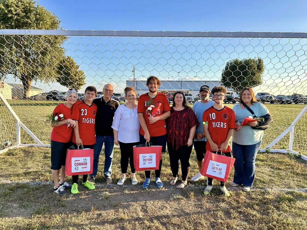 Soccer senior night photo