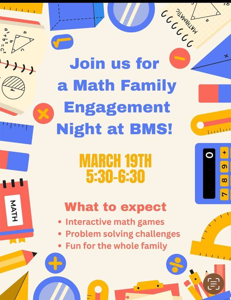 BMS is hosting a Family Engagement Night
