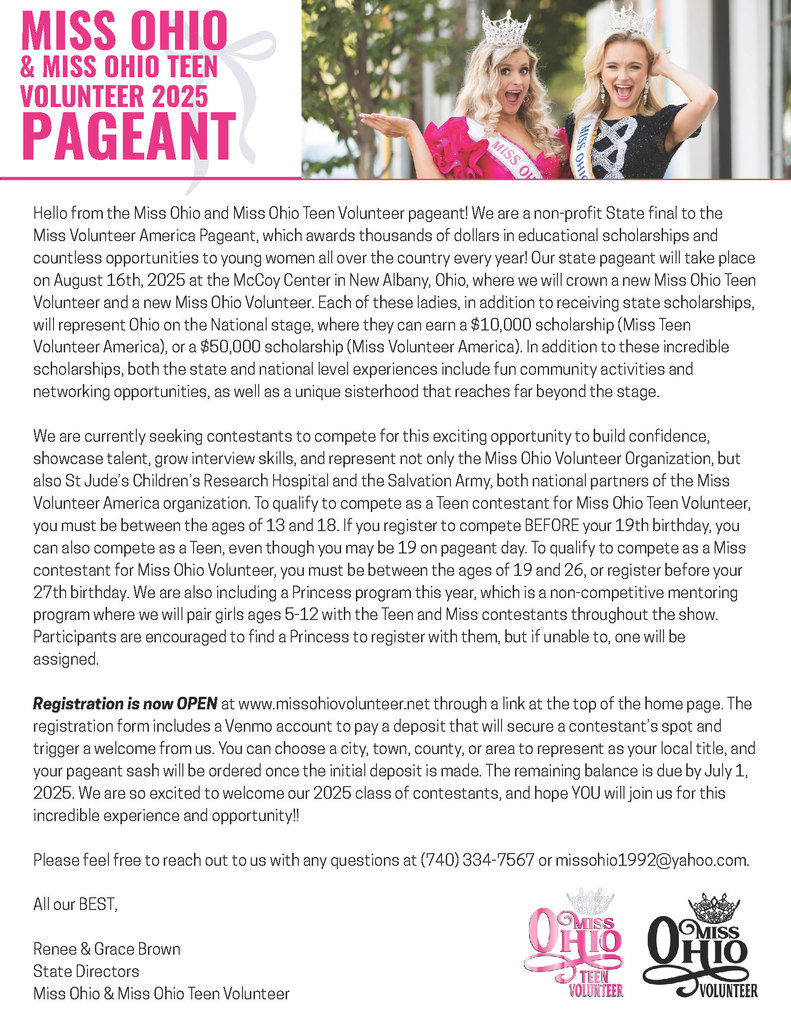 miss ohio pagent