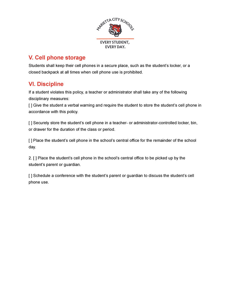 cell p hone policy page 2