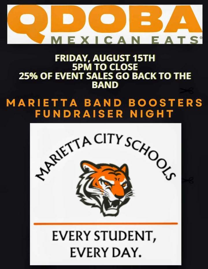 marietta band booster fundraiser