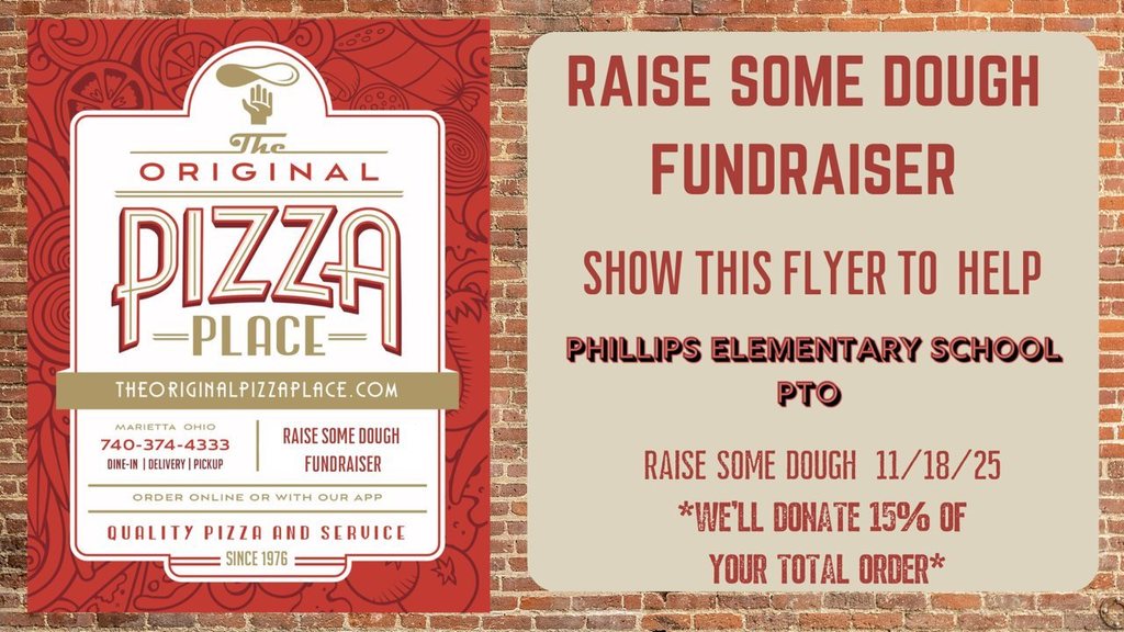 Pizza place fundraiser