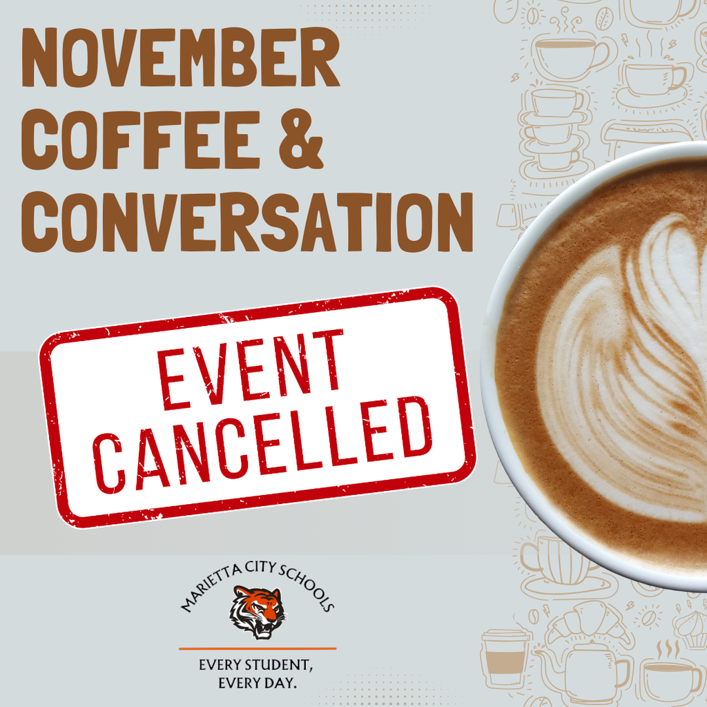 coffee and conversation canceled.